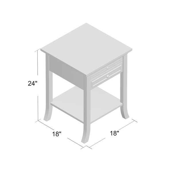 Andover Mills™ Hugh End Table with Storage & Reviews Wayfair
